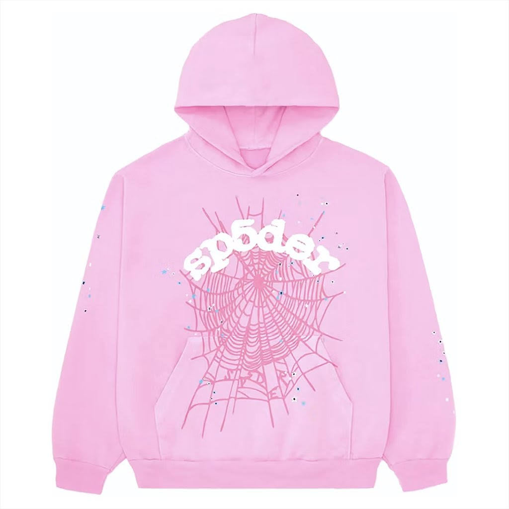 Spider Hoodie (Light Pink)