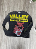 Vale lives longsleeve black/ red/ yellow logo