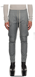 Rick Owens mega cargo pants grey