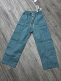 Rick owens bela cargo turquoise pants