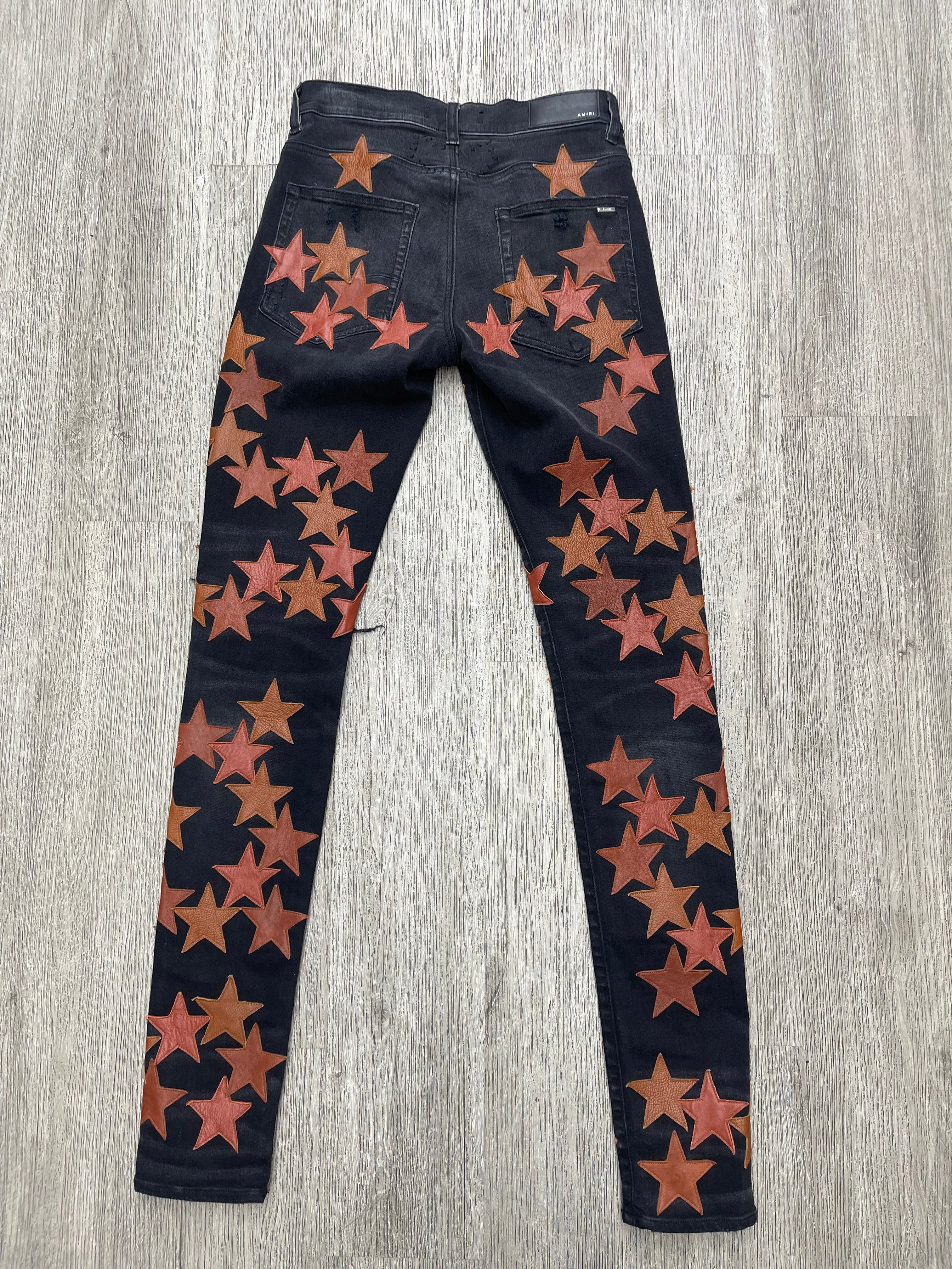 Amiri X Chemist Jeans (Orange/Black)