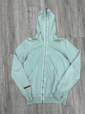 Rick Owens Gimp Zip up hoodie (Teal)