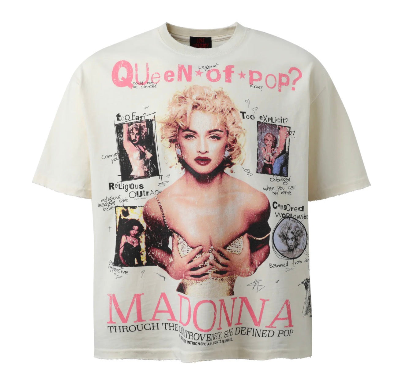 Lost intricacy “Queen Of Pop” Tee