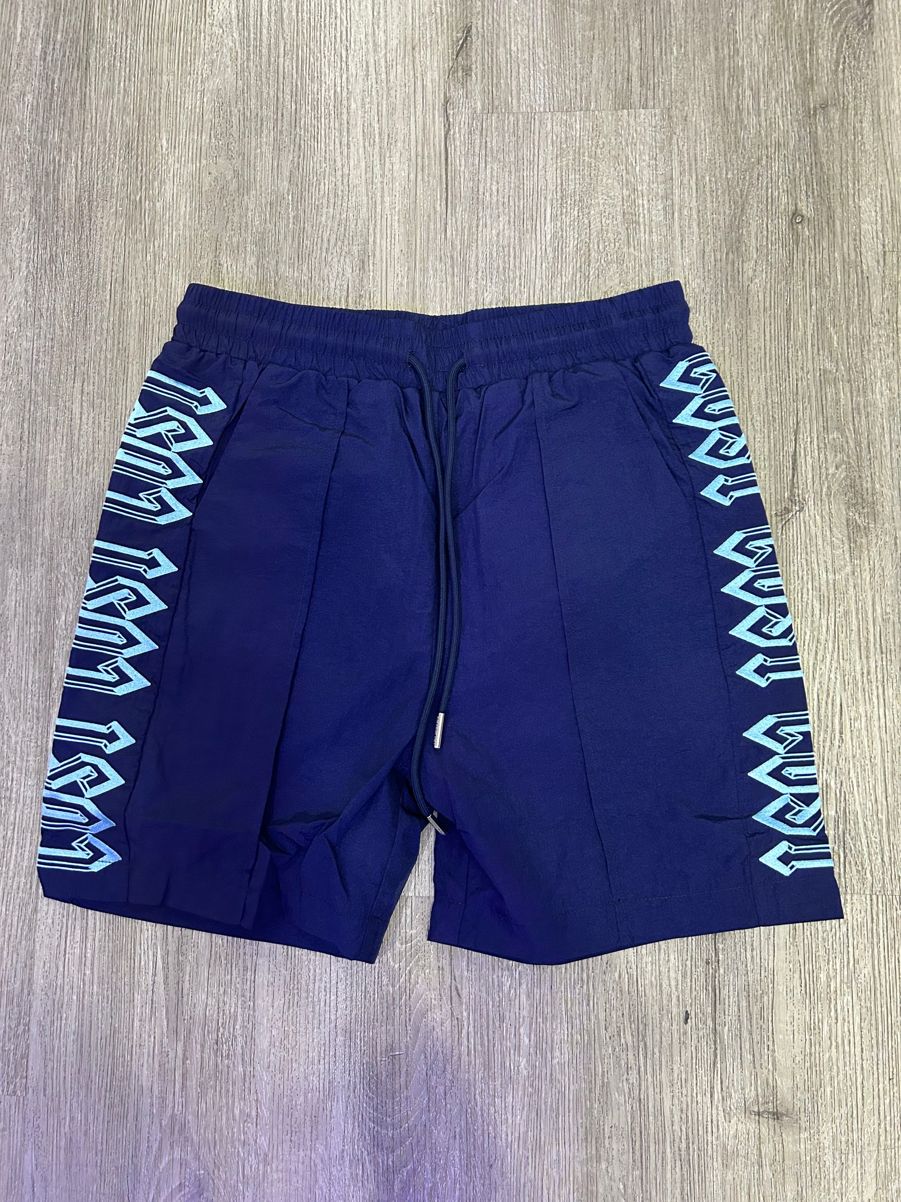 Lost intricacy shorts blue