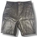 Bottega Desires Shorts Black Leather