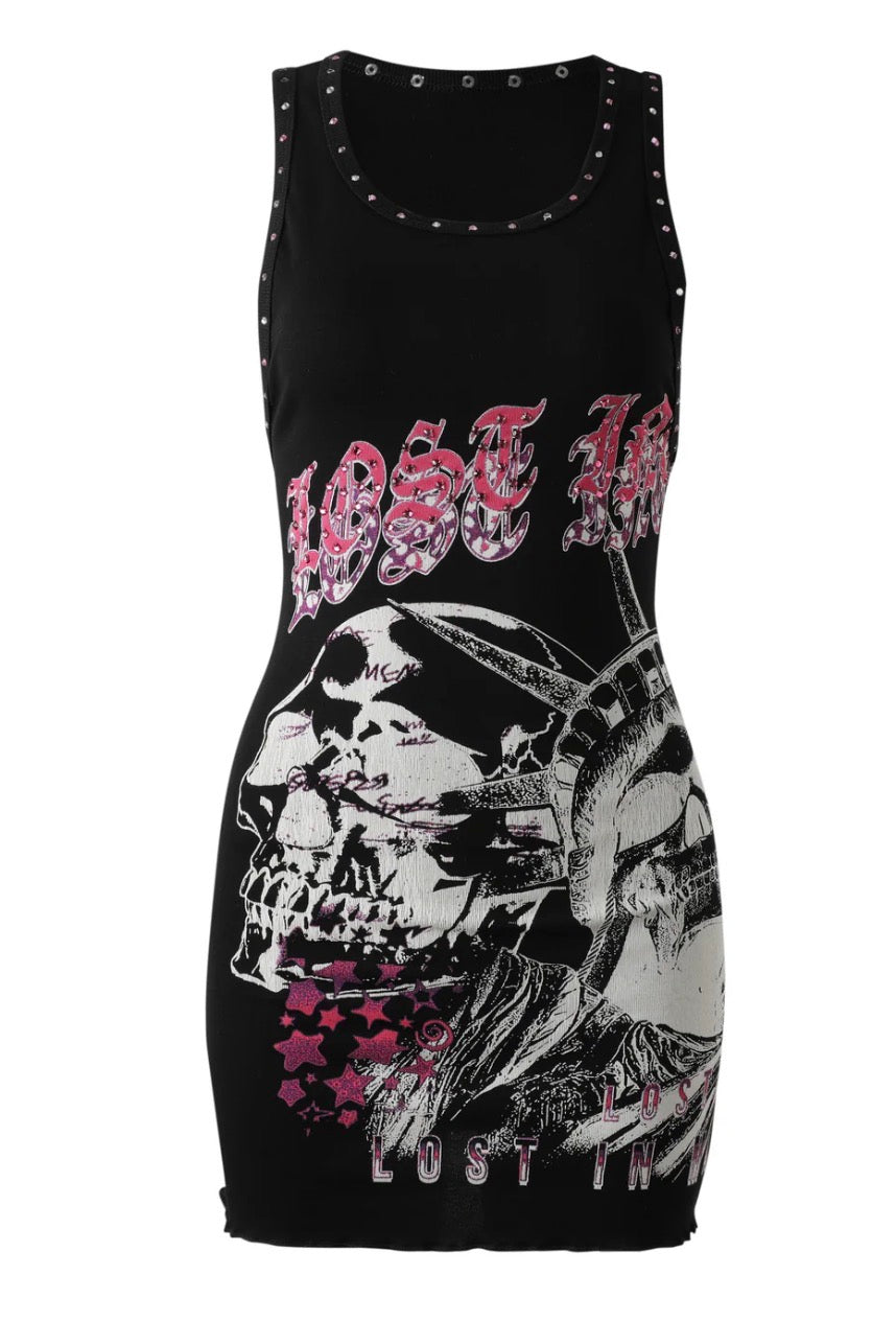Lost intricacy “Fatal Empire” Dress (Black)