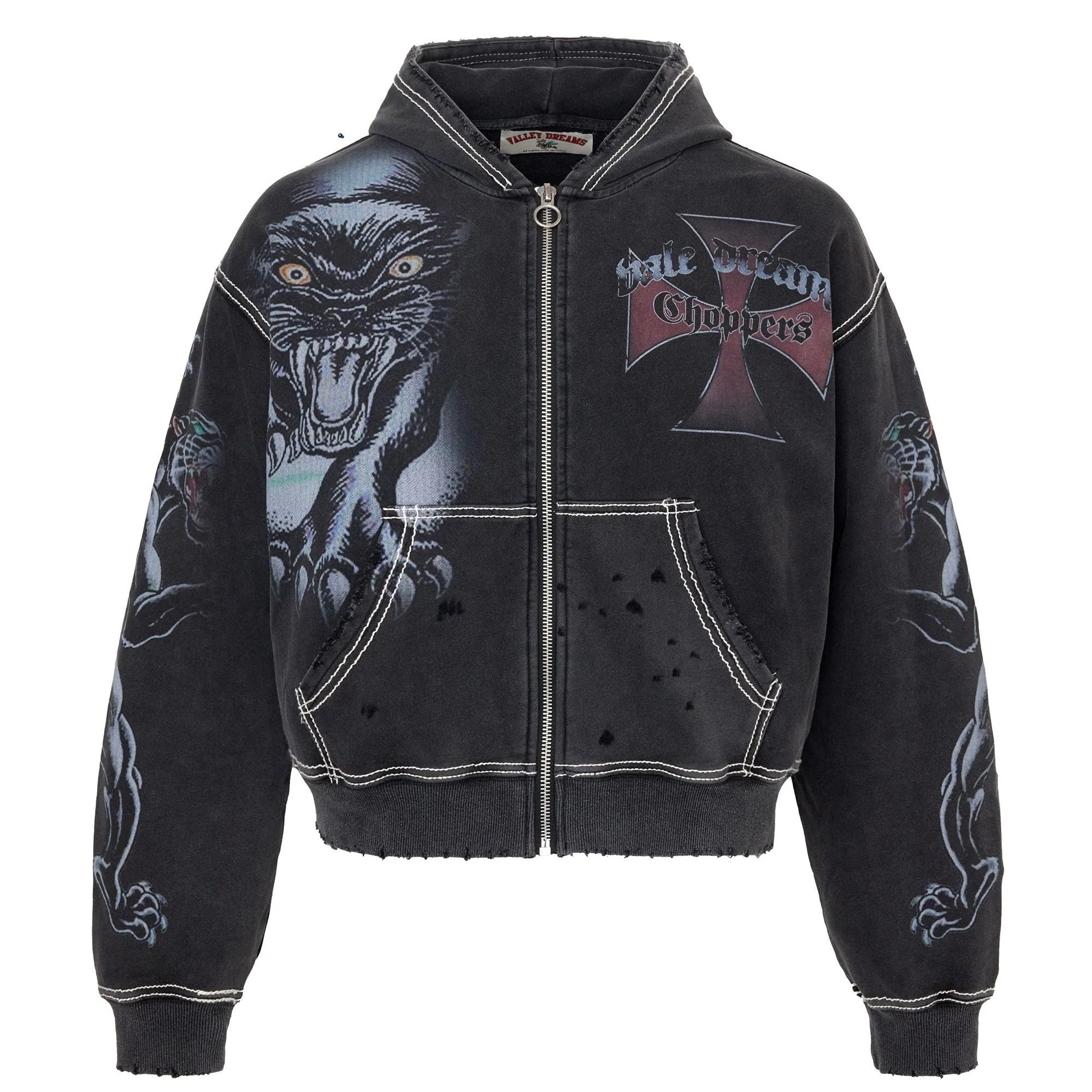 Vale Hardy Boyz Zip Up Hoodie (Black)