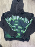 Godspeed Overstimulation Hoodie (Black/Green)
