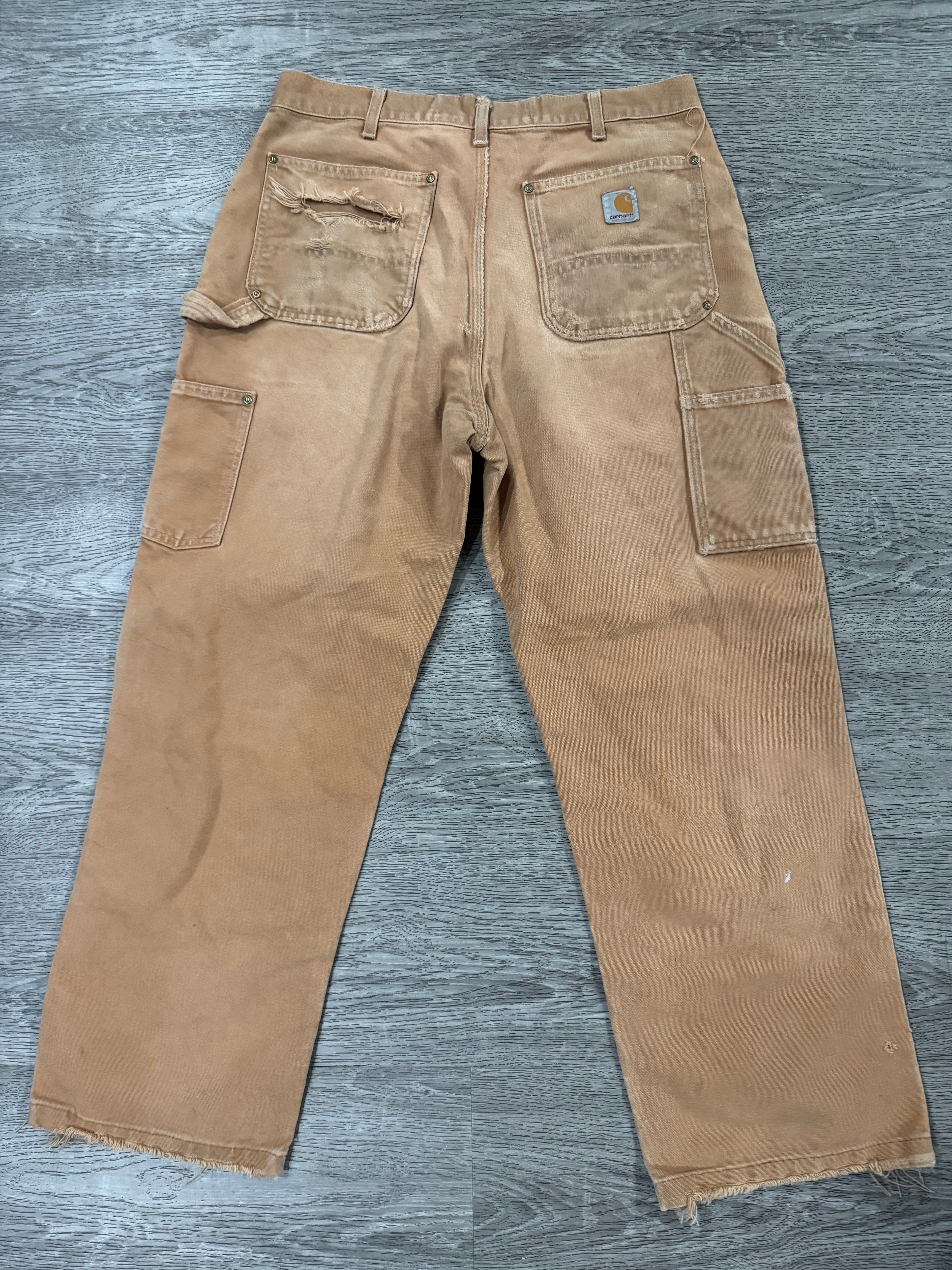 Vintage Carhartt Carpenter Pants (Tan)