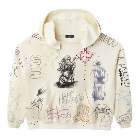 HMDD Sketch Hoodie (Cream)