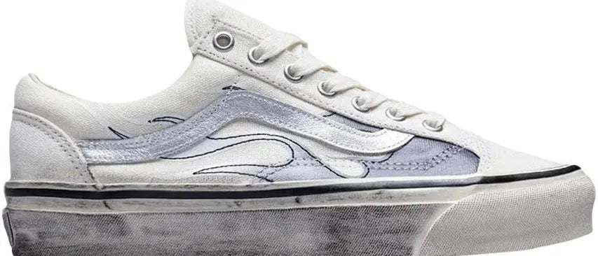 Vans Old Skool White flame