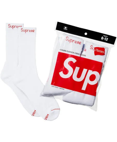 Supreme Socks (White)