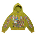 Righteous Zip Up Hoodie (Green Moss)