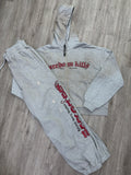 Boredom Kills Sweatsuit (Grey/Red)