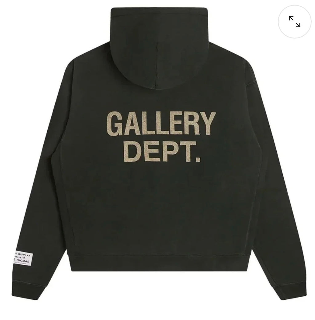 Gallery Dept Logo Hoodie (Black)