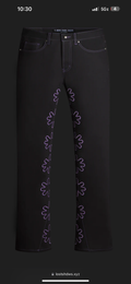 Lost Shdws “Outline” Jeans (Black/Purple)