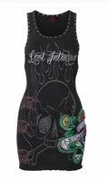 Lost intricacy “ink & Bones” Dress (Black)
