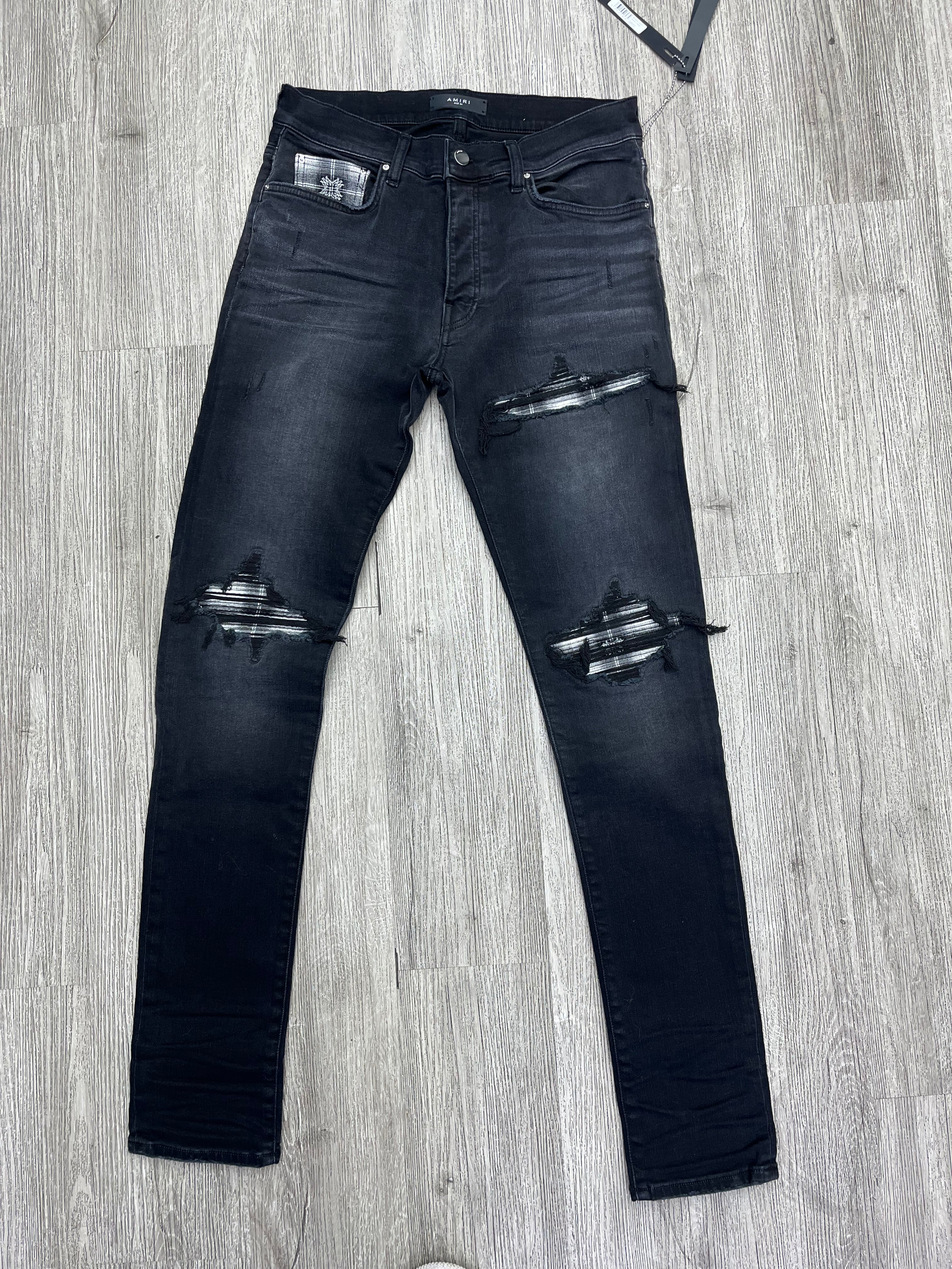 Amiri Mx1 Black/White Jean