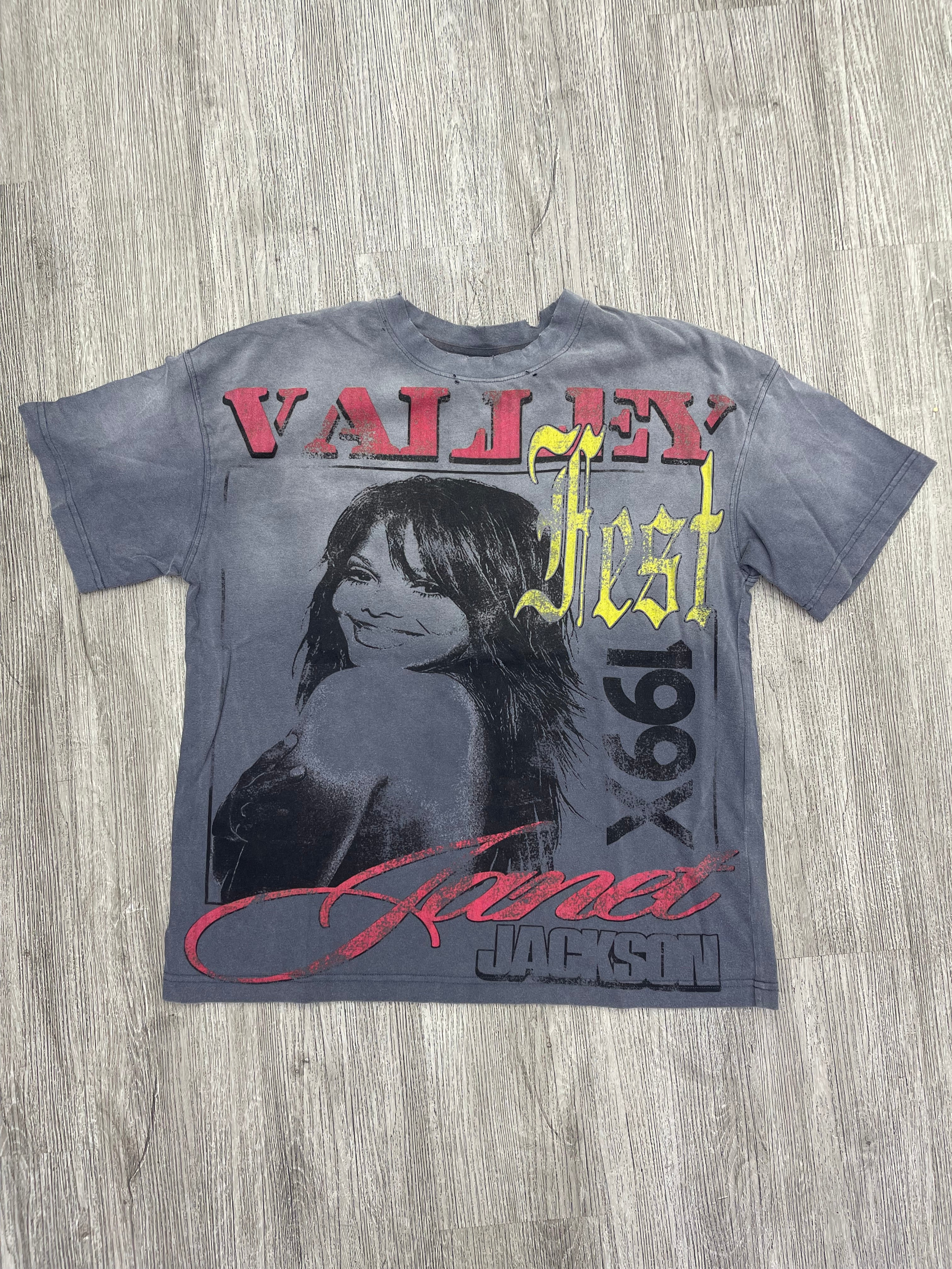 Vale lives Janet Jackson tee grey