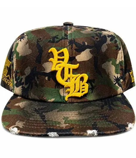Vertabrae Camo SnapBack Hat