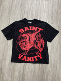 Saint Vanity Logo Tee (Black/Red)