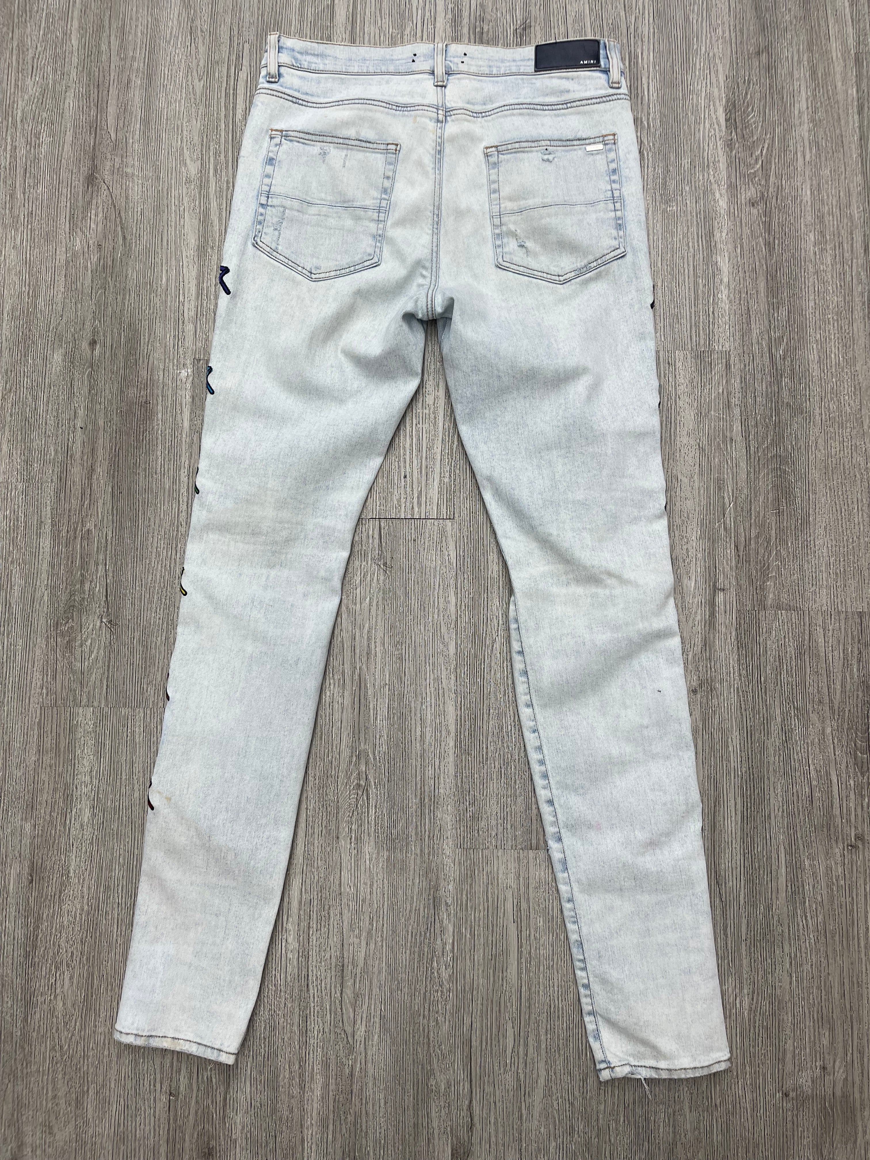 Amiri X Grateful Dead Jeans (Light Blue)