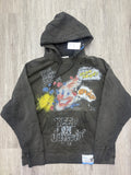 Maison Mihara multi logo hoodie black