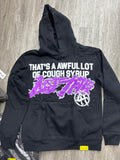 That’s a Awful lot of cough syrup Hoodie (Black/Purple)