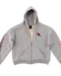 Matty Boy “Sadistic” Zip Up Hoodie Grey