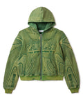 Vale Lives Armor Zip Up Hoodie (Green)