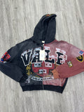 Vale Two Face Zip Up Hoodie (Black/Red)
