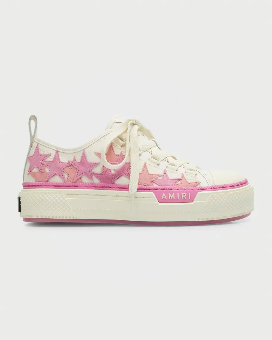 Amiri Court Low Star (Pink) Women