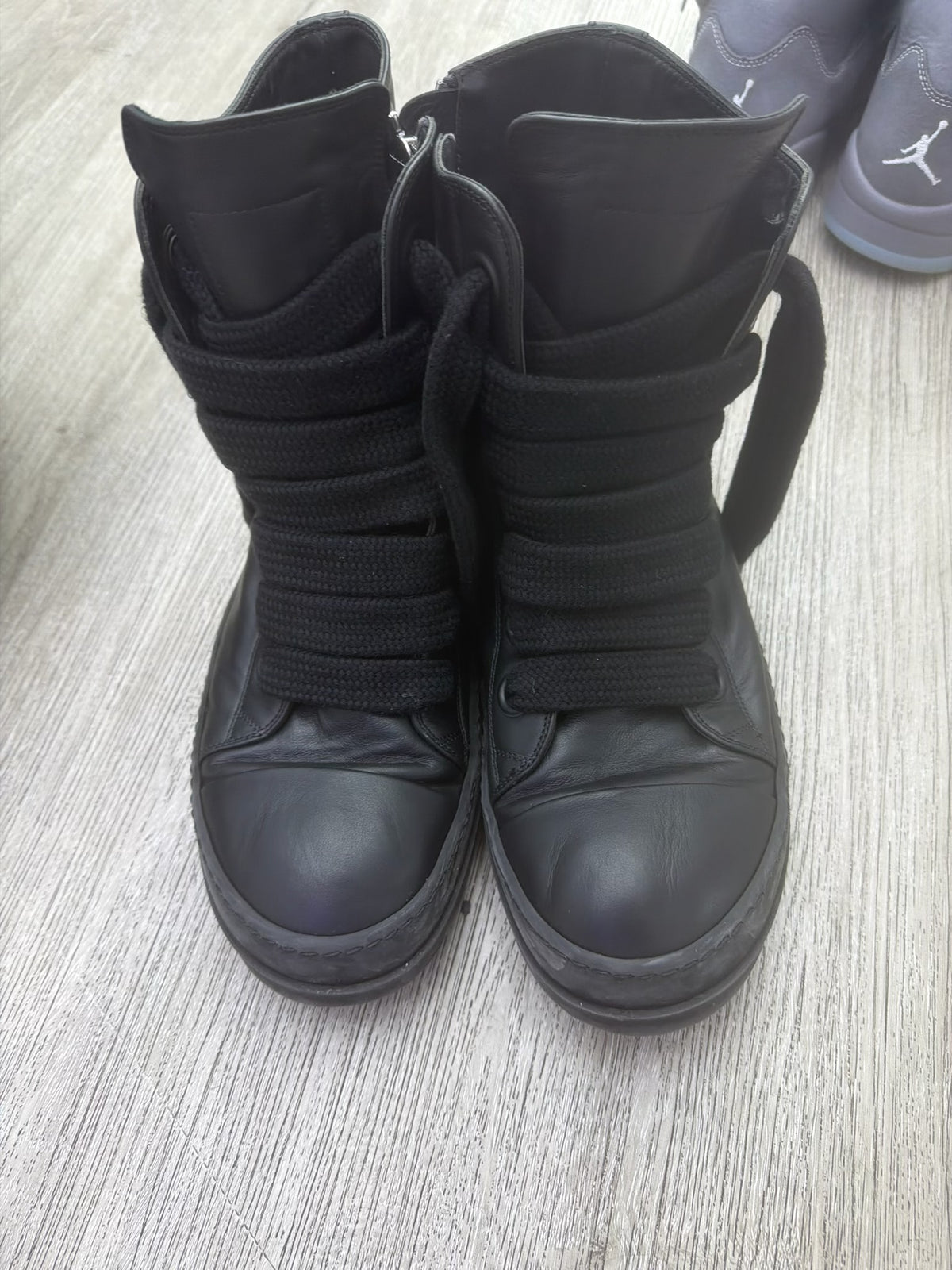 Rick Owens Jumbo Lace Triple Black