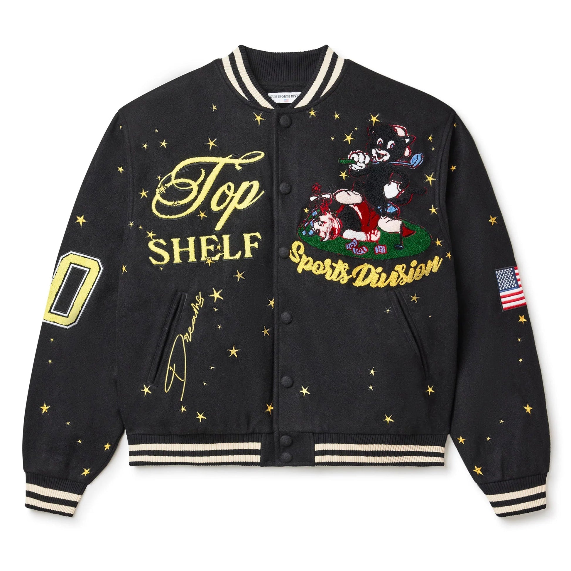 Vale Lives Varsity jacket (Black)
