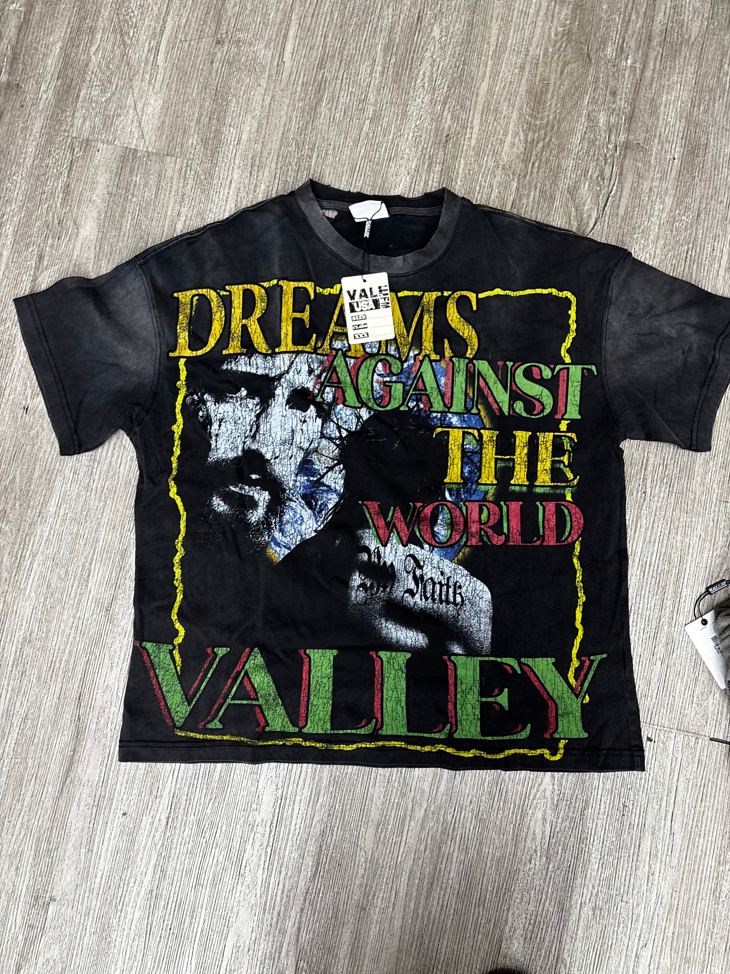 Vale lives tee dreams against the world black