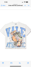 Vale Lives “Gator” Tee (White/Blue)