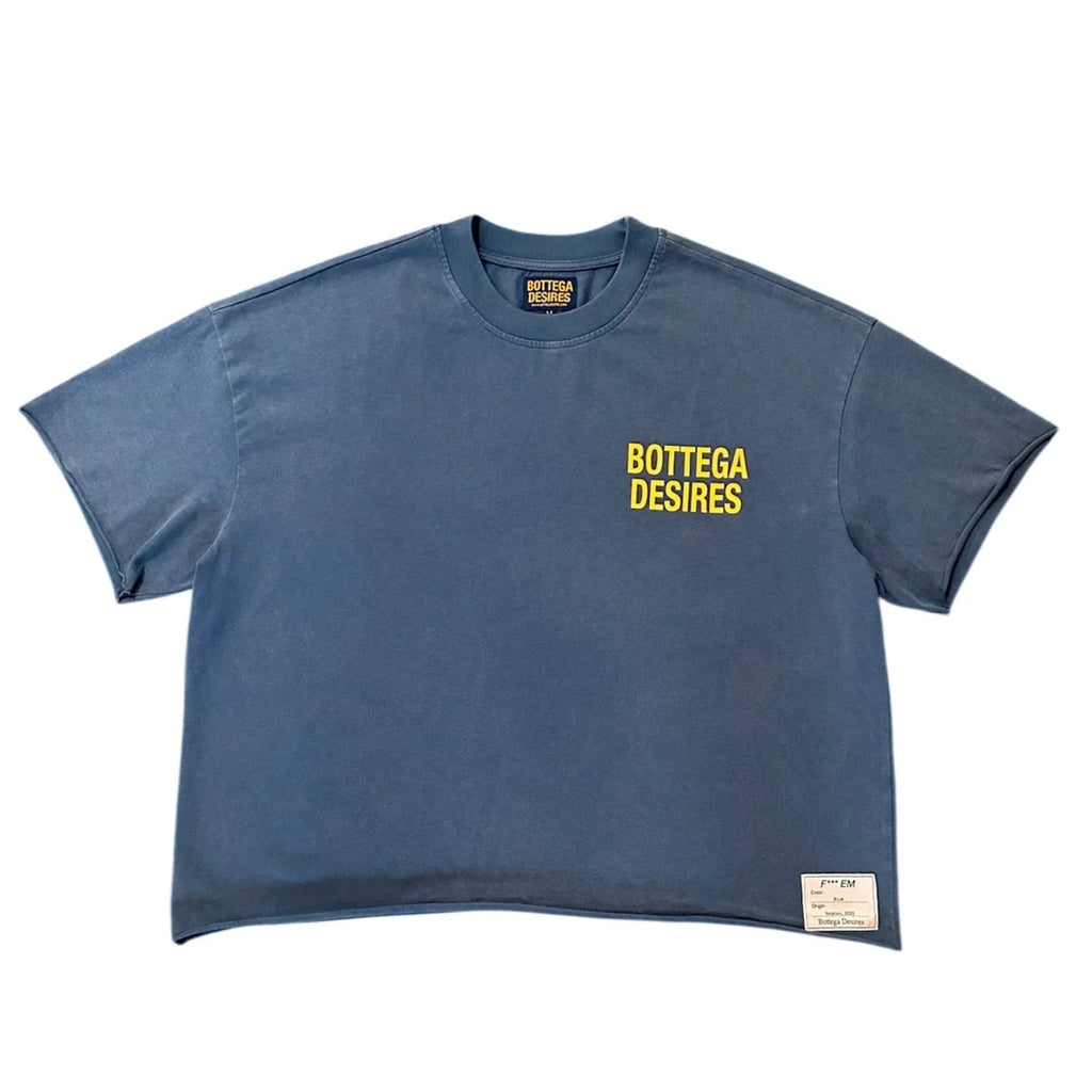 Bottega Desires “Fuck Em” Tee (Blue/Yellow)