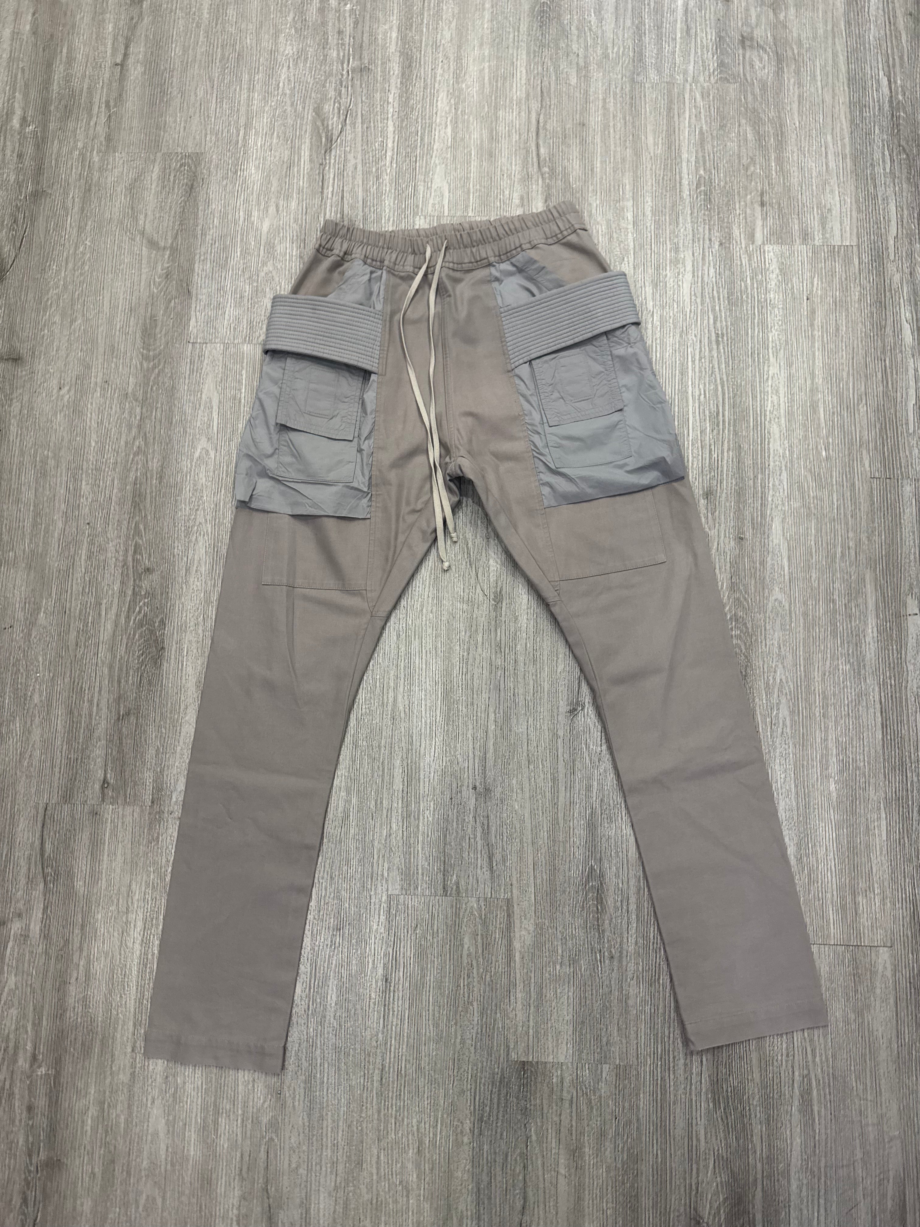 Rick Owens cargo sweatpants grey/ brown