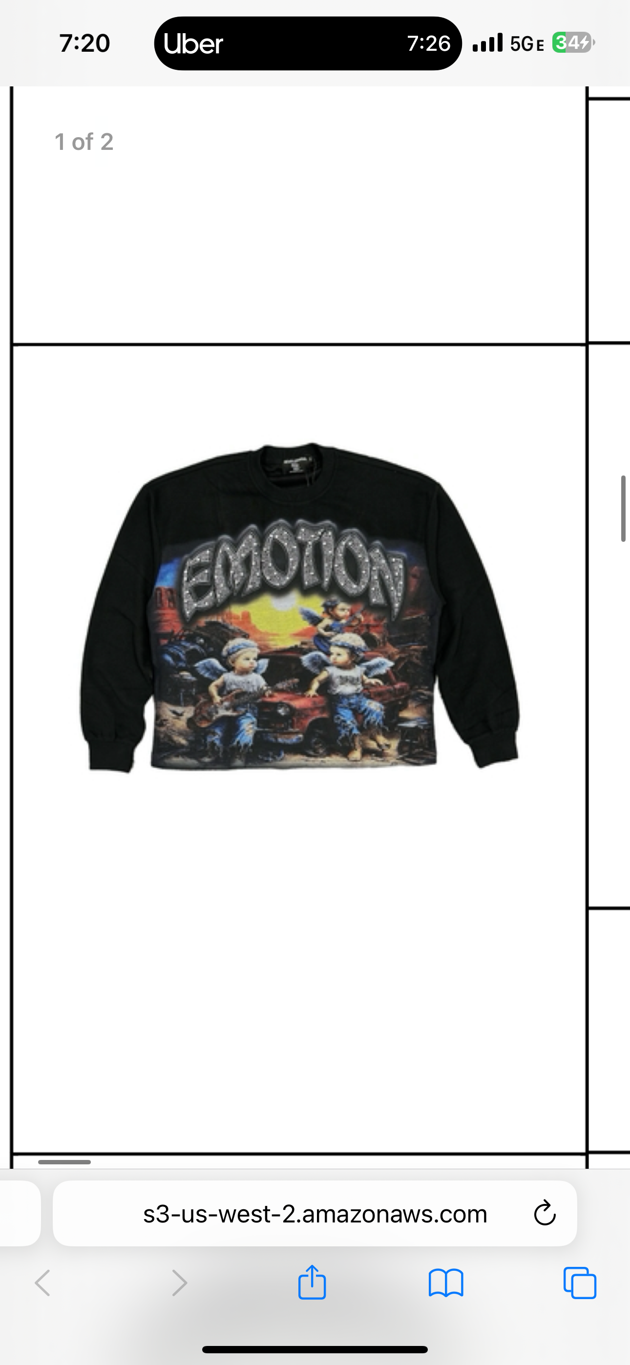 Mixed Emotions sunrise Thermal longsleeve black
