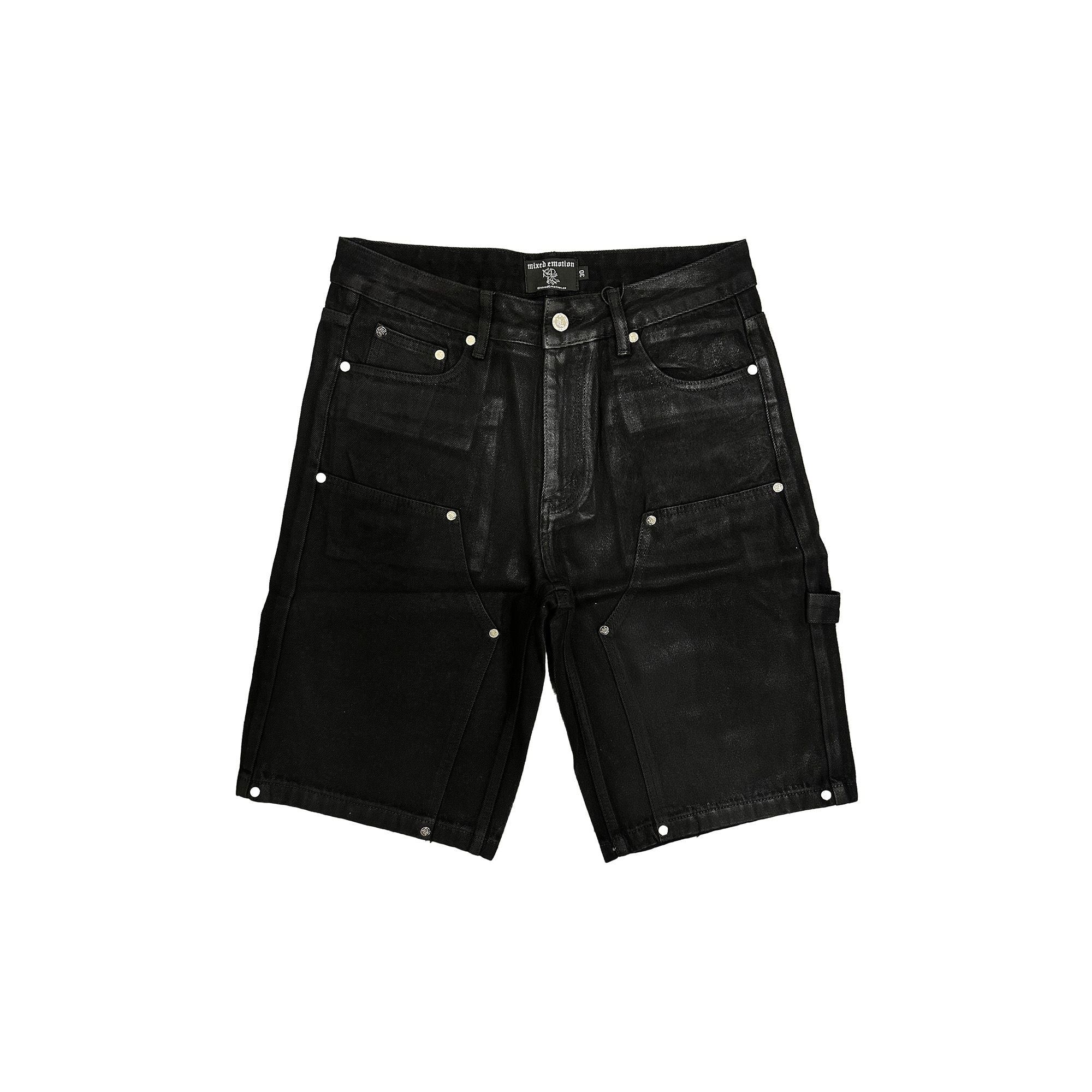 Mixed Emotions “Worker Wax” Shorts (Black)