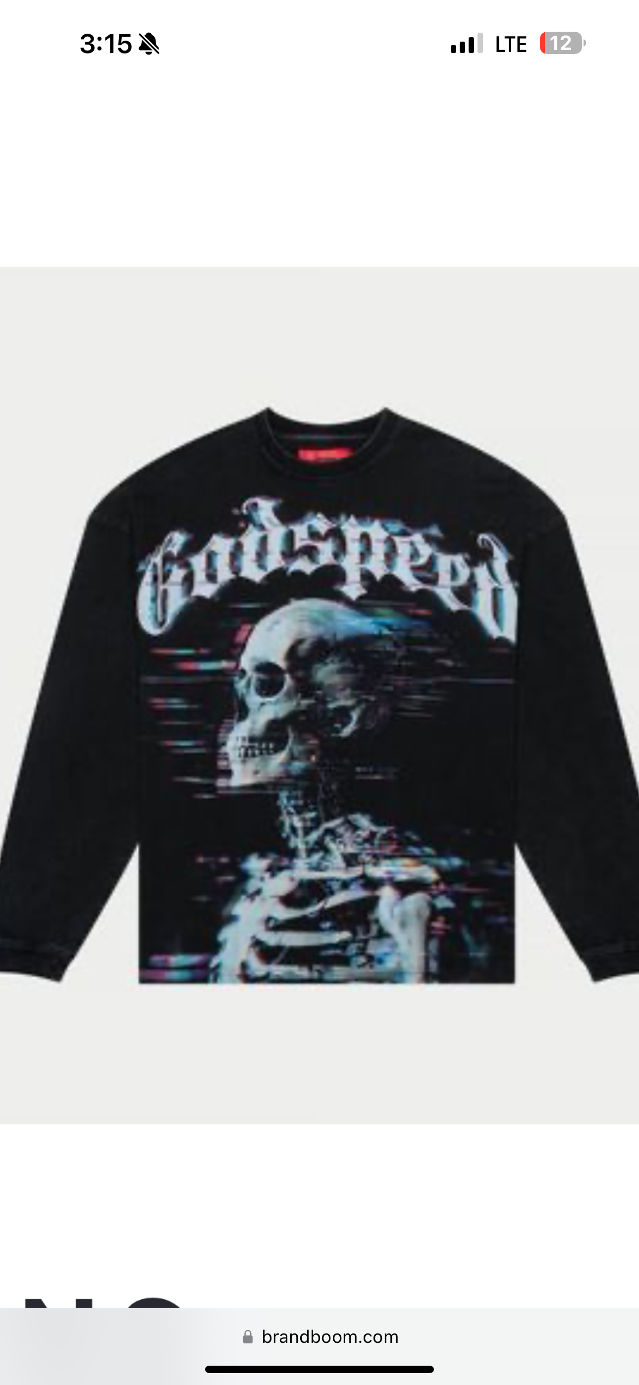Godspeed “matrix glitch” longsleeve (black)
