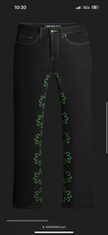 Lost Shdws “Outline” Jeans (Black/Green)