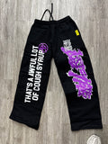 That’s a awful lot of cough syrup Sweatpants (Black/Purple)