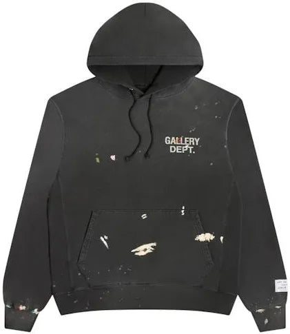 Gallery Dept Paint Logo Hoodie Black