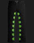 Lost Shdws Denim Jeans (Black/Green)