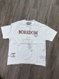Boredom Kills Logo Tee (White/Red)