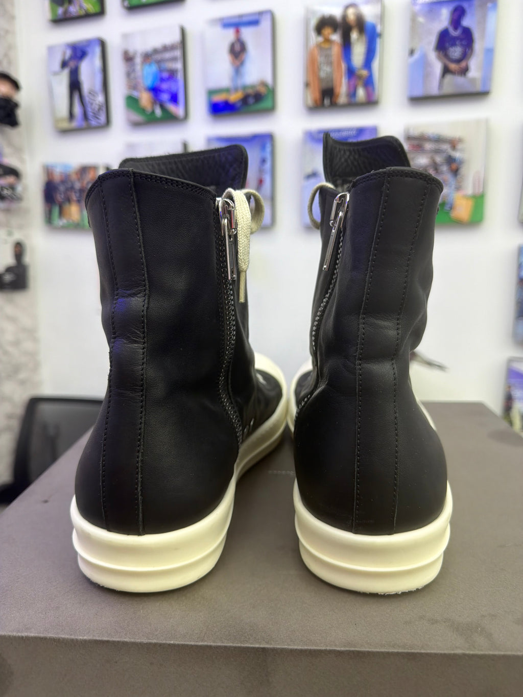 Rick Owens Hightop Ramones (Black)