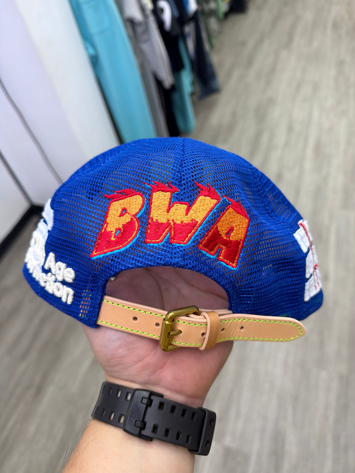 Better With Age Trucker Hat (Blue/White)