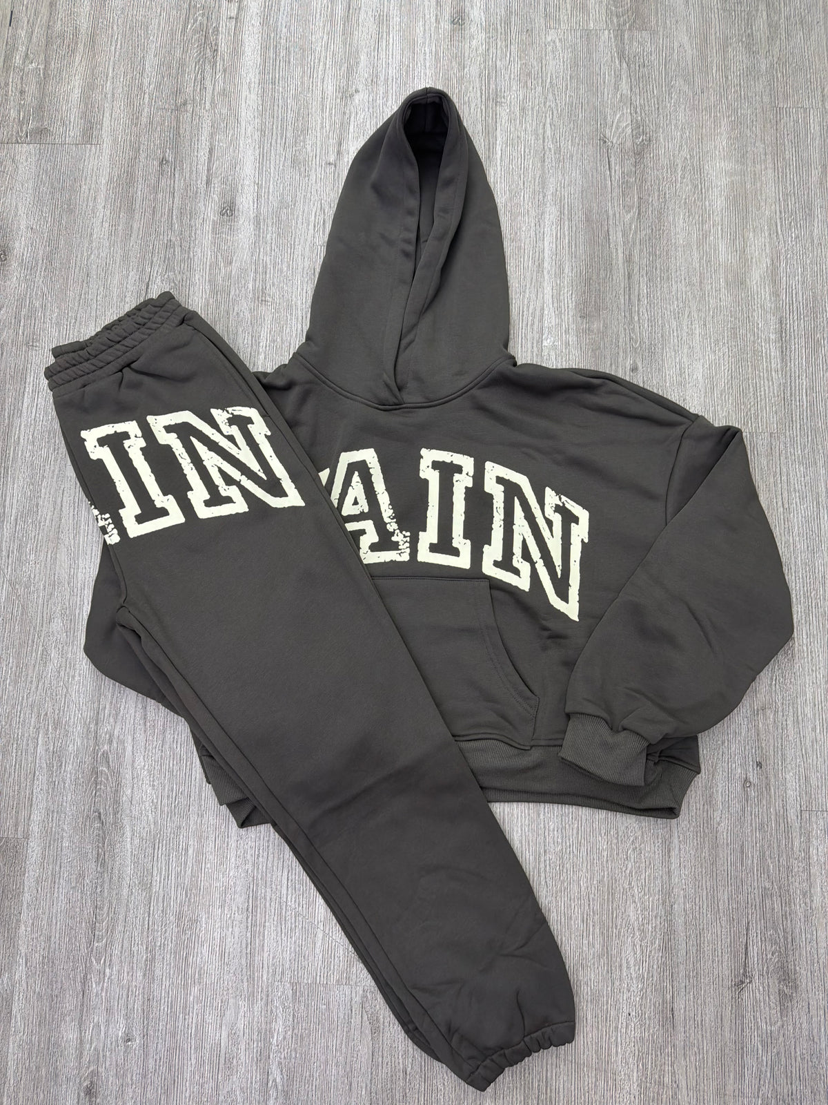 Saint Vanity “Vain” Sweatsuit” Grey