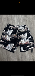 Amiri silk shorts (black)